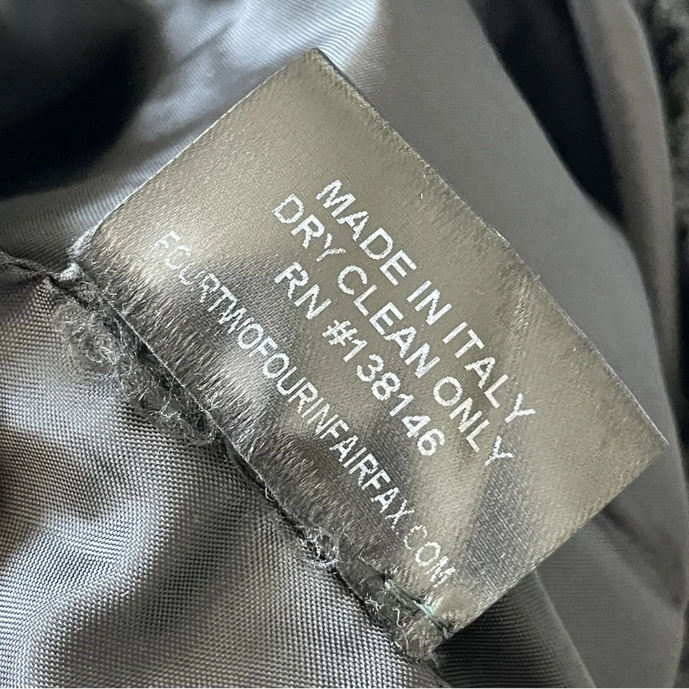 424 Wool Pants baggy layered mens Black (small) streetwear hype lounge casual